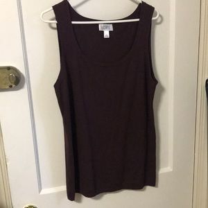 NWOT XL Maroon Loft Top